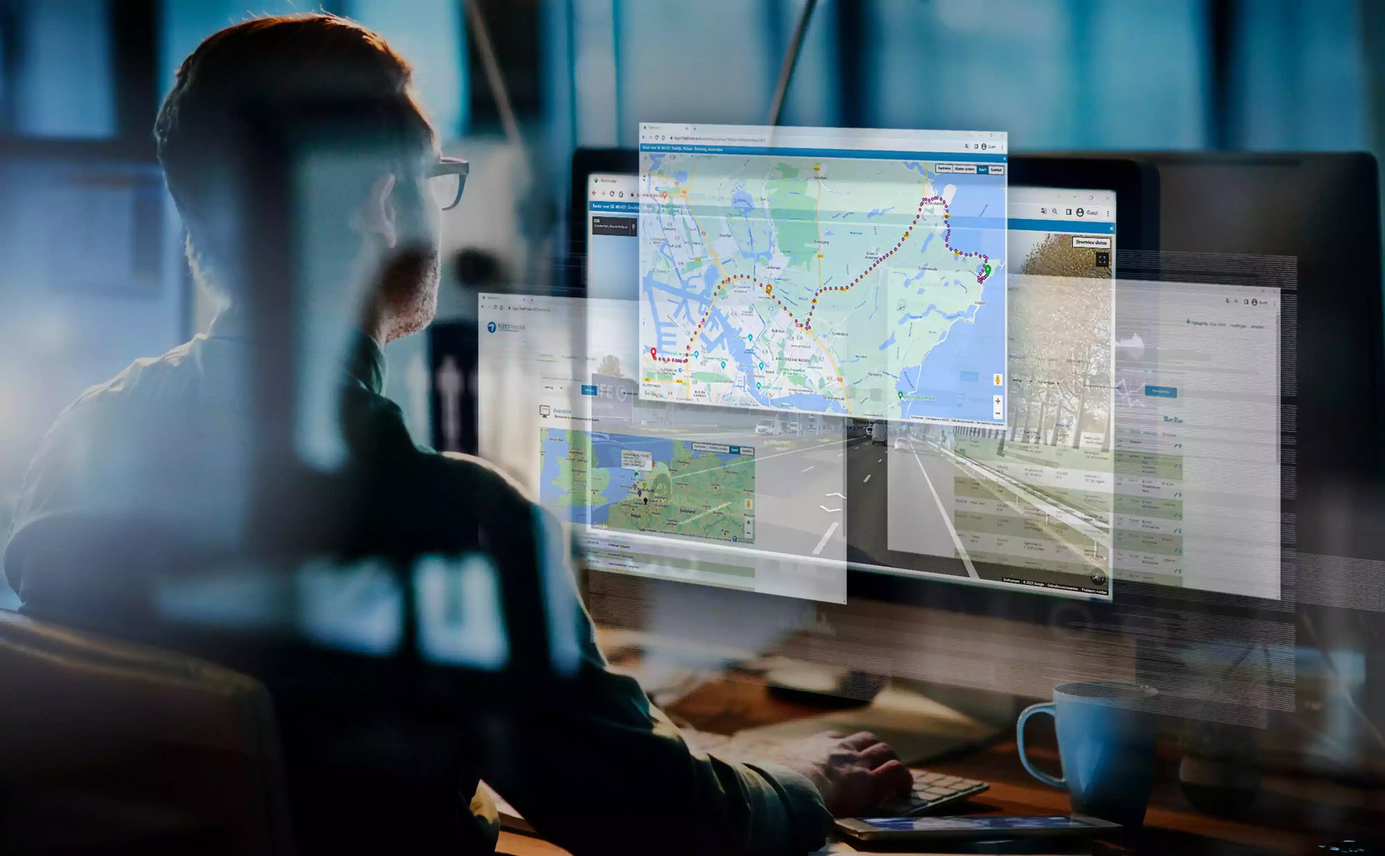 Wagenparkbeheer - fleet management - gereden route